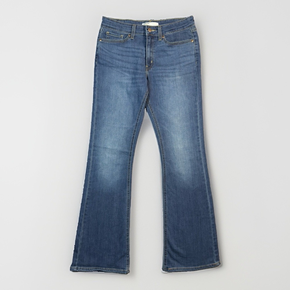 Levi Strauss Signature Gold True Boot Jeans Womens 4 Blue Mid Rise Stretch 32